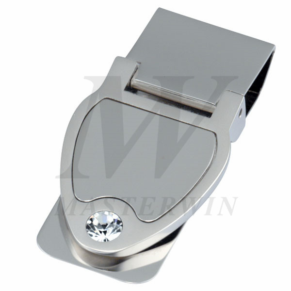 Metal Money Clip with Crystal_8885