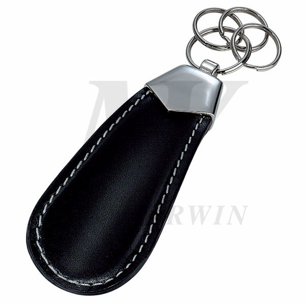 Leather/Metal Keyholder with Shoe Horn_64489
