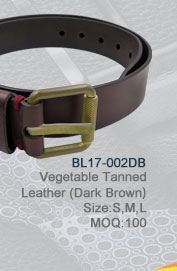 BL17-002DB_Vegetable_Tanned_Leather(DarkBrown)