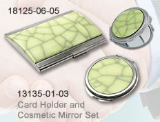 Card Holder and
                                    Cosmetic Mirror Set 18125-06-05_13135-01-03