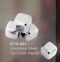 Stainless Steel Ice Cube(4pcs)_IC16-001