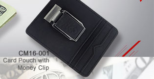 Card Pouch With Money Clip_CM16-001