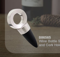 Wine Bottle Stopper and Cork Holder_B86565