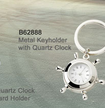B62888_Metal_keyholder_with_Quatrz_Clock