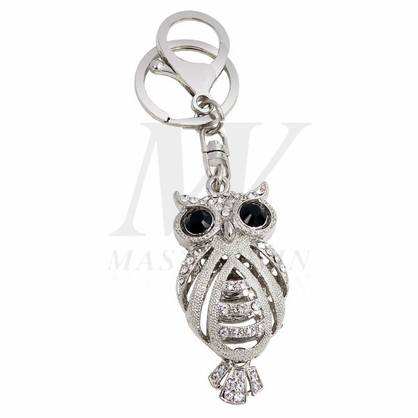 OWL Metal Keychain with Crystals_KC17-014