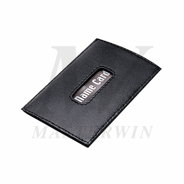 Leather/Metal Credit Card Pouch with Money Clip_B82866_s1